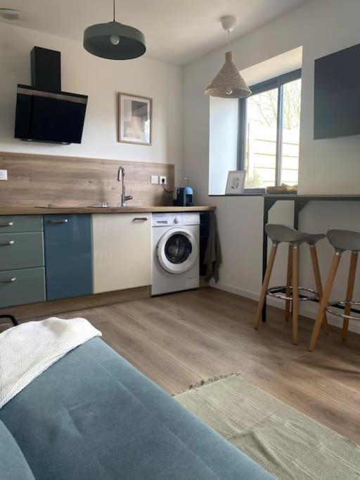Entre Ville Et Campagne Appartement Cosy Avec Parking Et Terrasse Wood Coutiches Exterior foto
